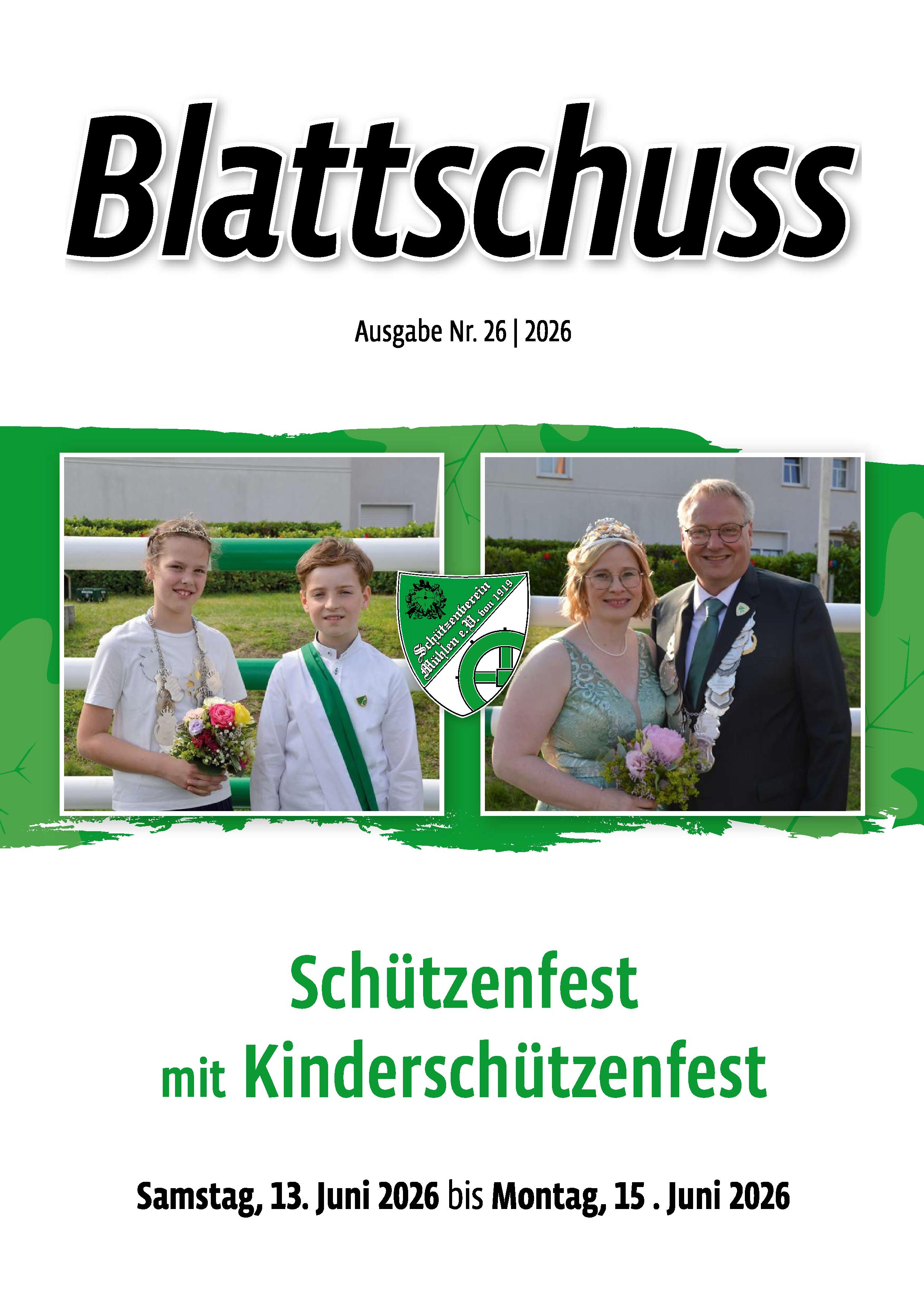 2025 Blattschuss